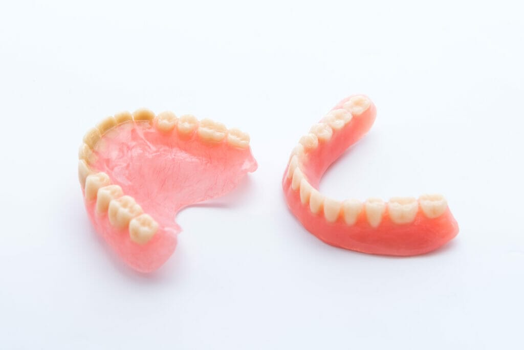 upper and lower denture